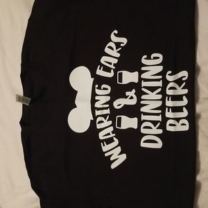 "Wearing Ears and Drinking Beers" Disney Shirt